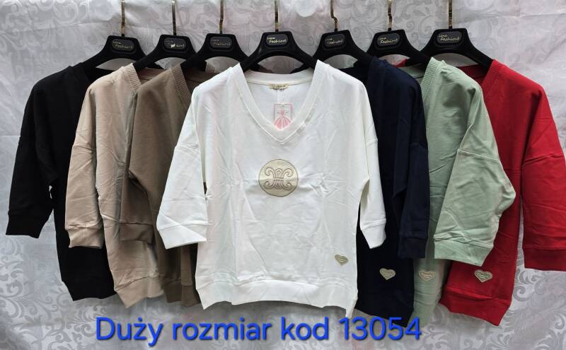 Bluzki damskie ( Turecki produkt) Roz Standard , Mix Kolor .Paczka 12 szt